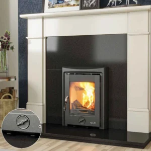 The Henley Muckross 4.6kw multi-fuel insert stove